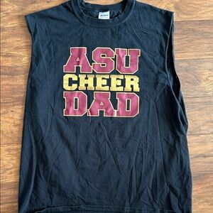 Gildan Black ASU Cheer Dad Tank Top Arizona State University